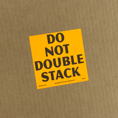 Do Not Double Stack/Break Pallet Labels - Die Cut
 - 18063 - 4x4 Do Not Double Stack.png